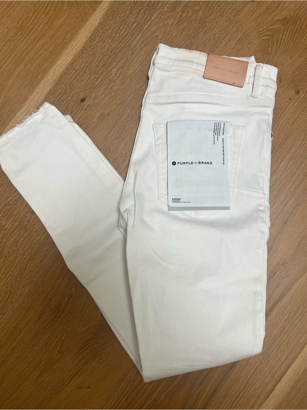 Purple Brand Men’s White Skinny Jeans - Stretch Denim
